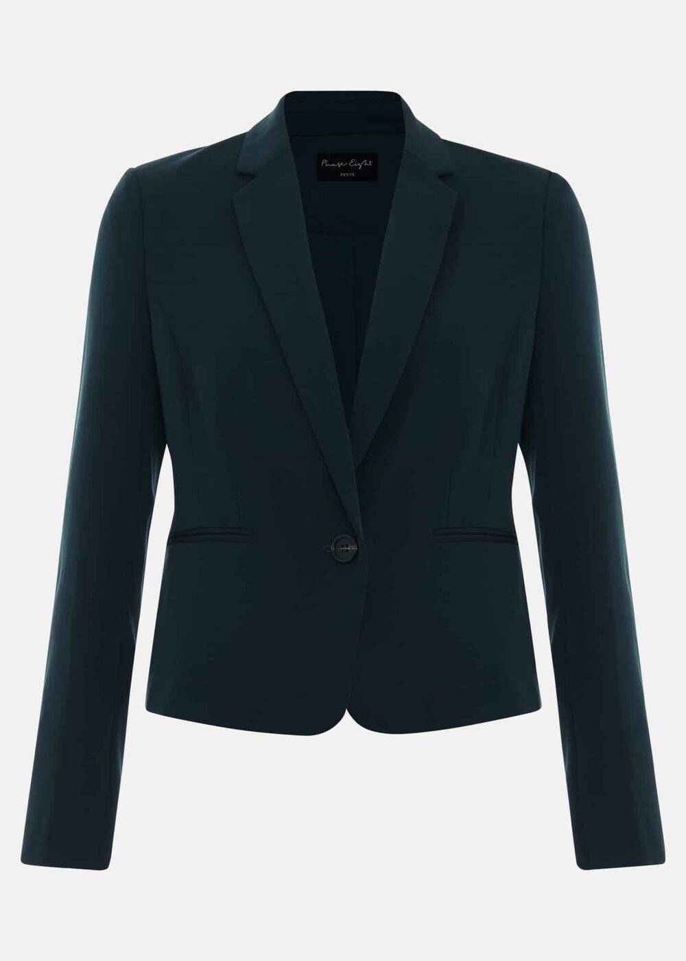 Petite Arabella Crop Blazer - Green