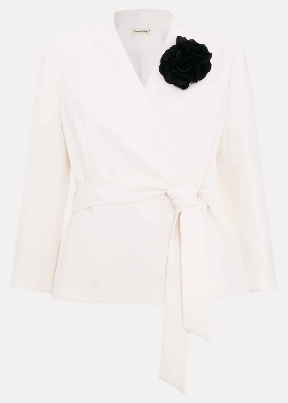 Sophin Ivory Corsage Jacket - Ivory