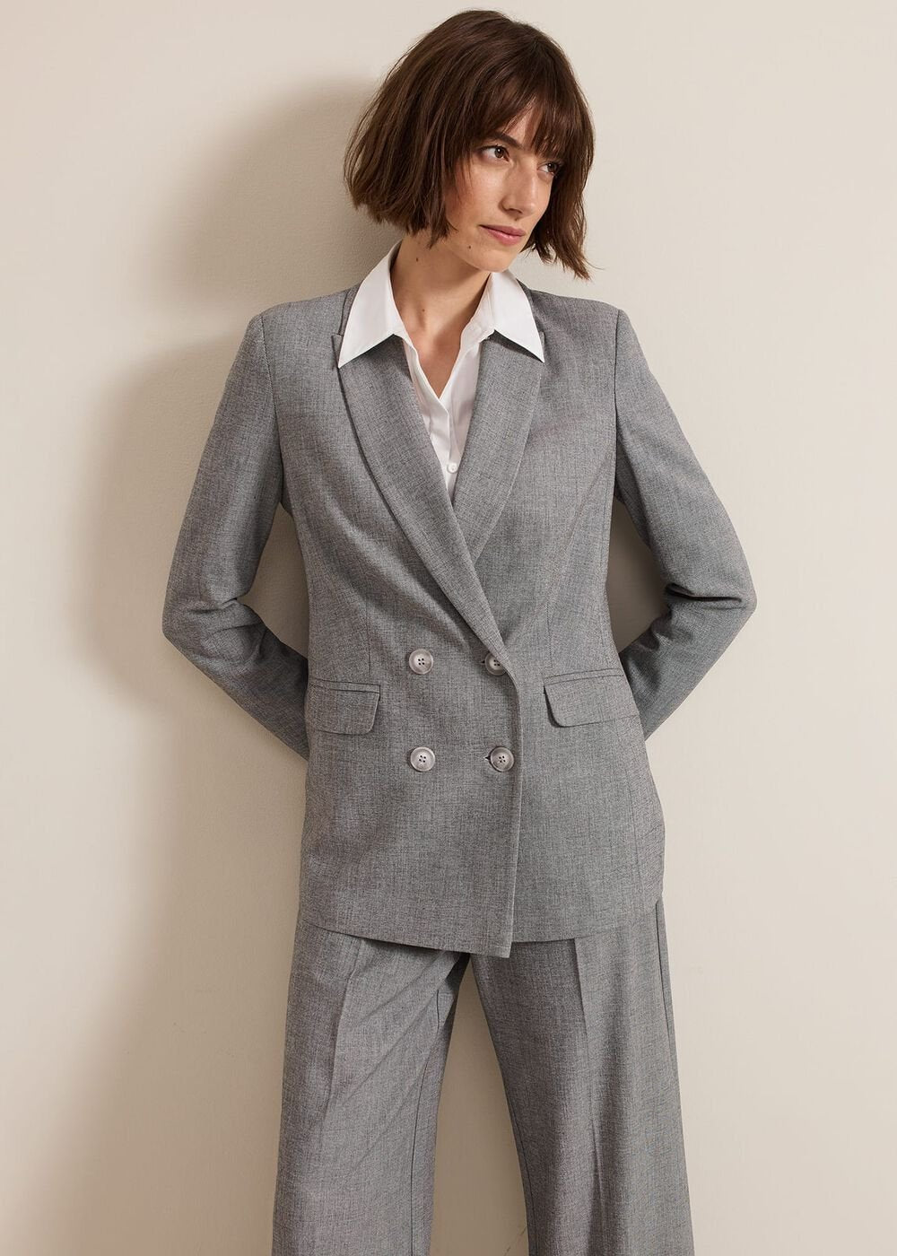 Dilly Grey Blazer - Grey