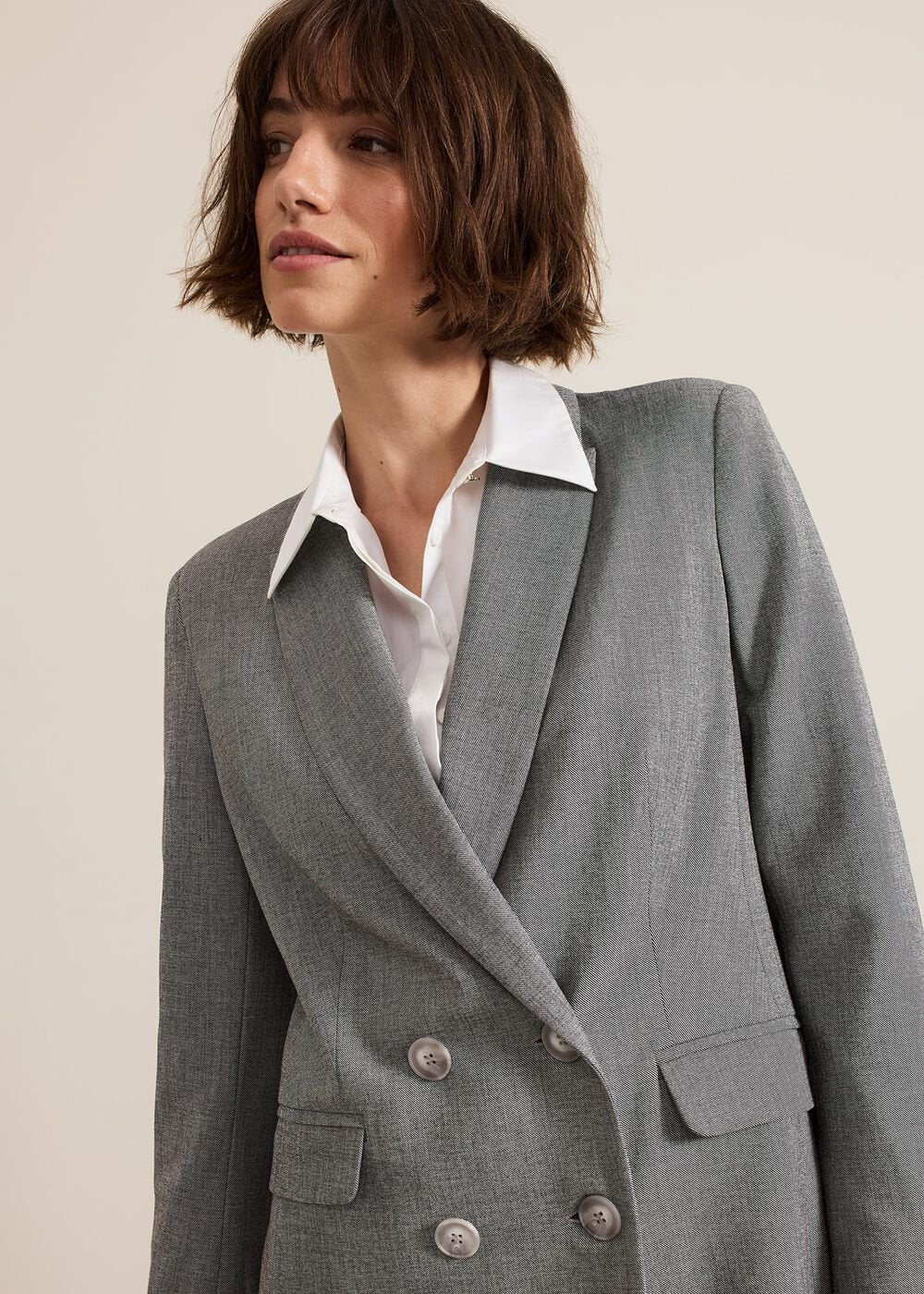 Dilly Grey Blazer - Grey