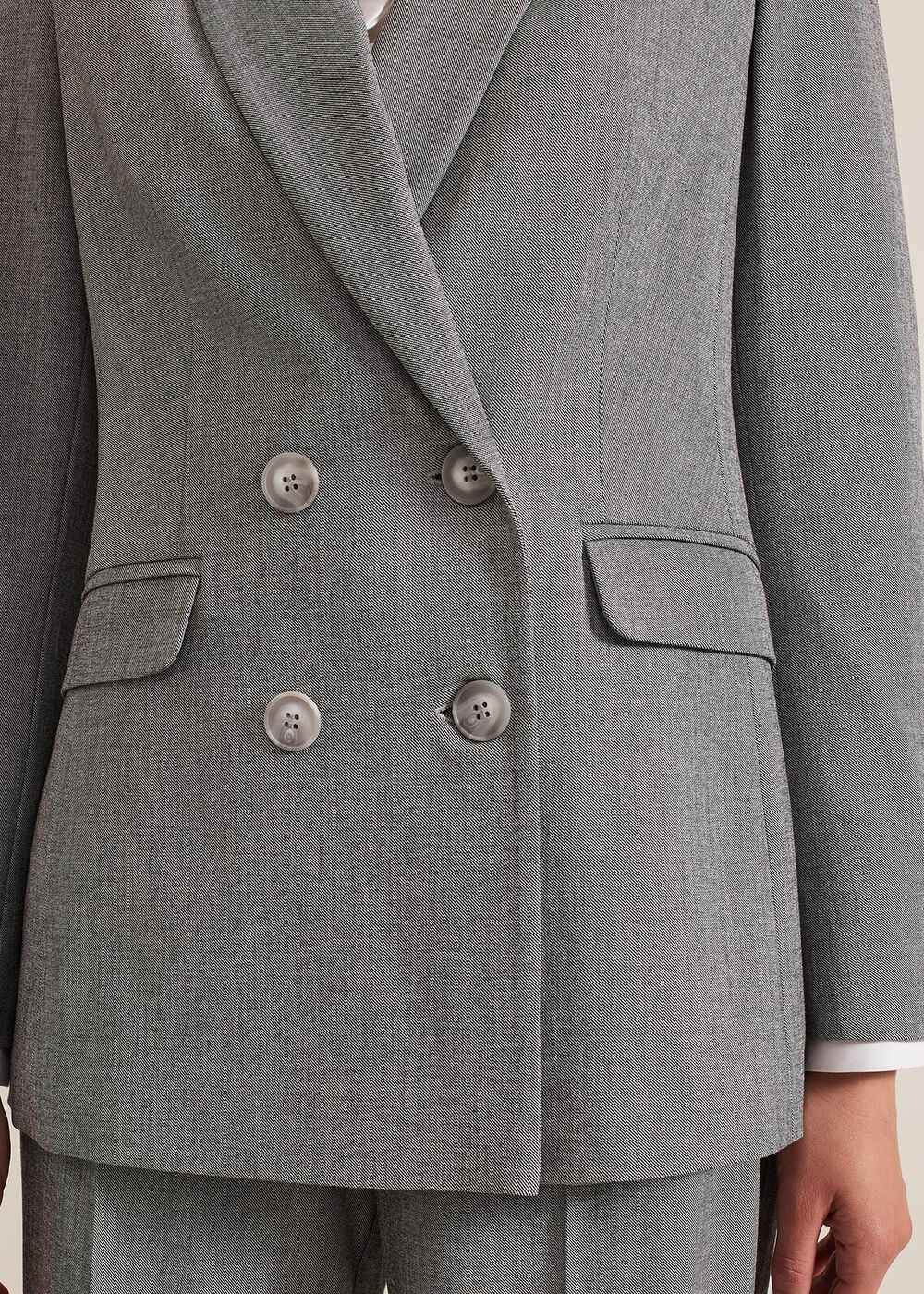 Dilly Grey Blazer - Grey