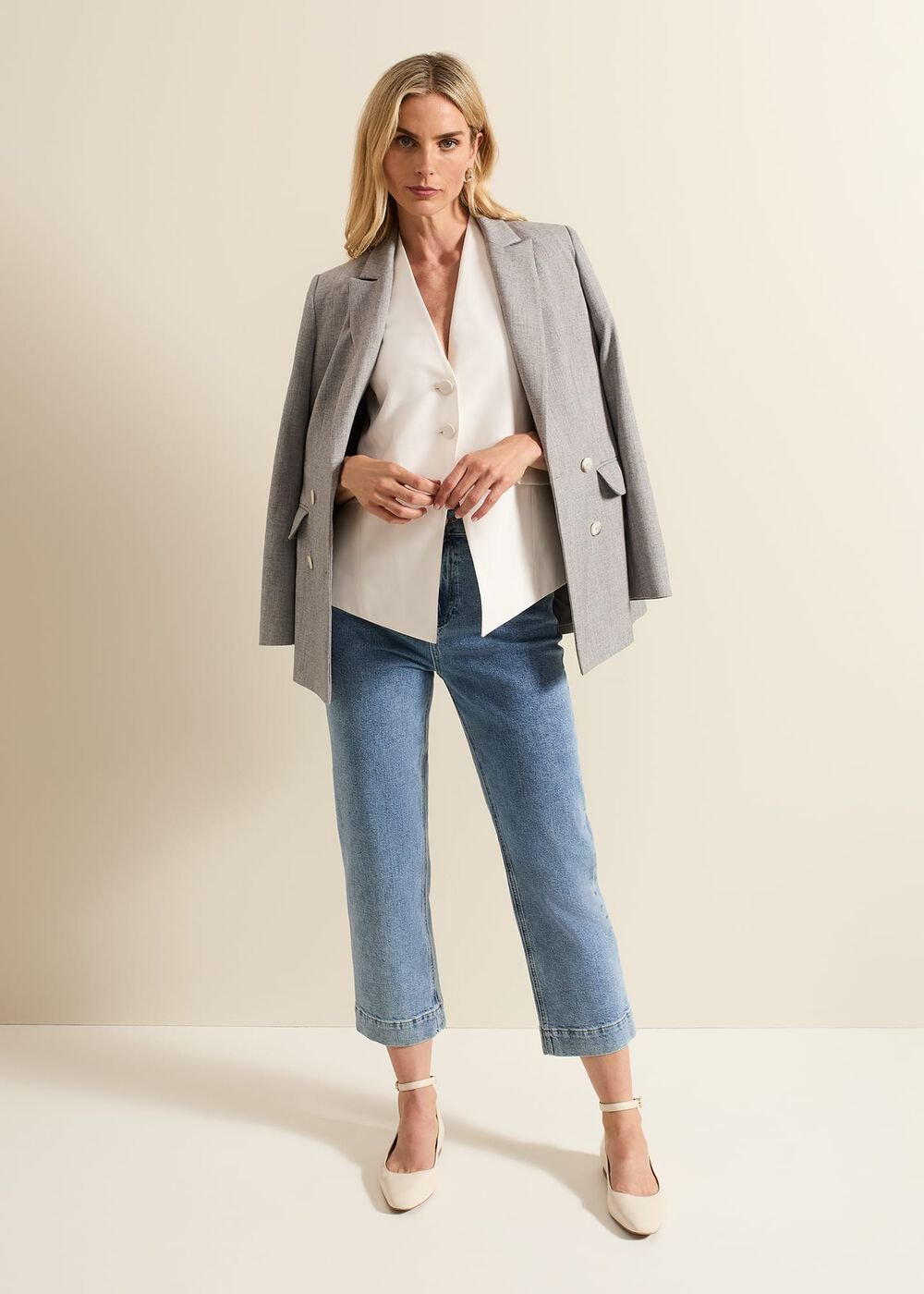 Dilly Grey Blazer - Grey