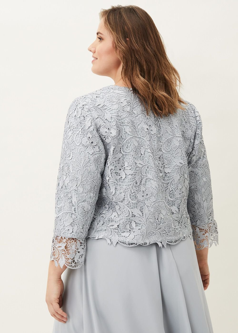Luisa Lace Occasion Jacket - Mineral