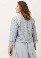 Luisa Lace Occasion Jacket - Mineral