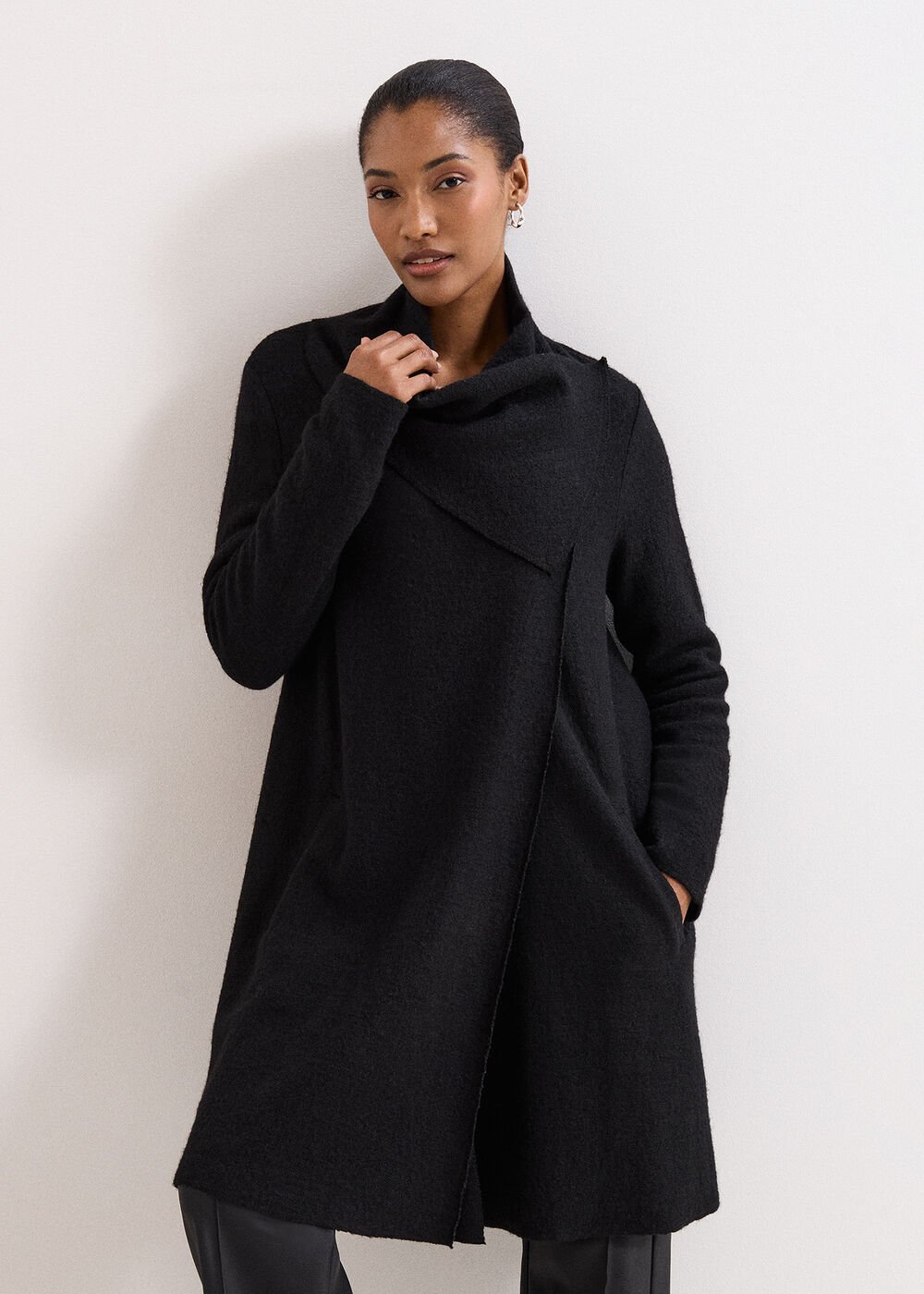 Bellona Knit Coat - Black