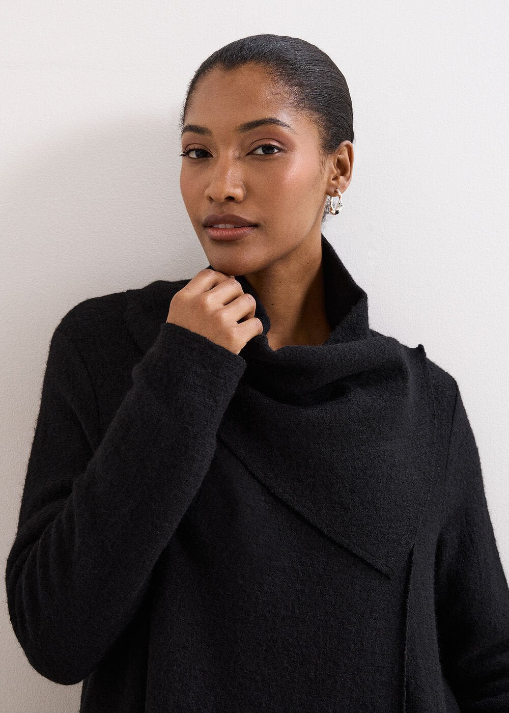 Bellona Knit Coat - Black