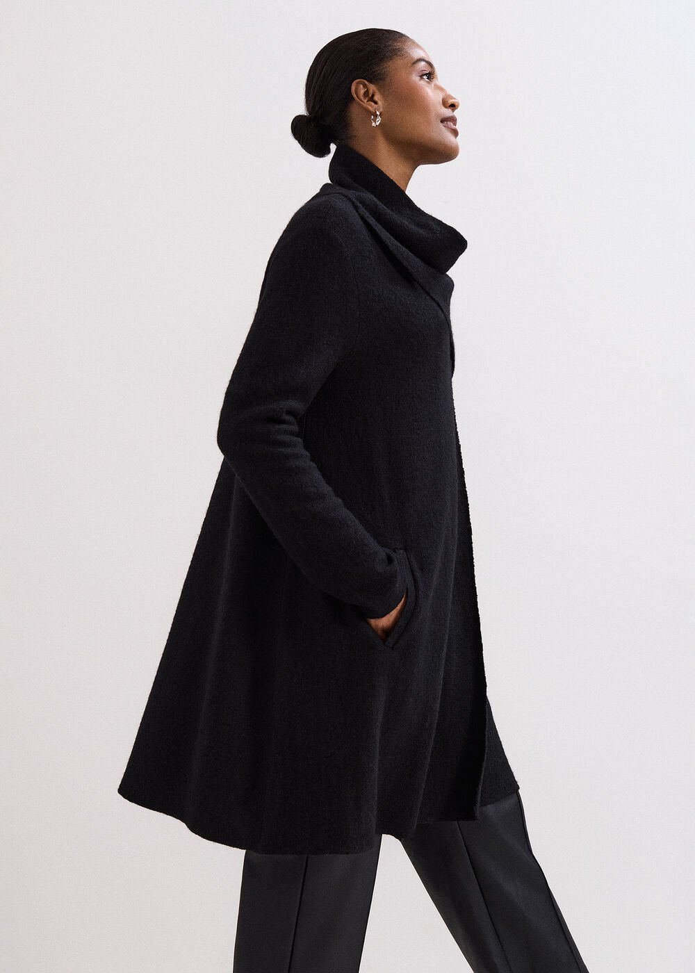 Bellona Knit Coat - Black
