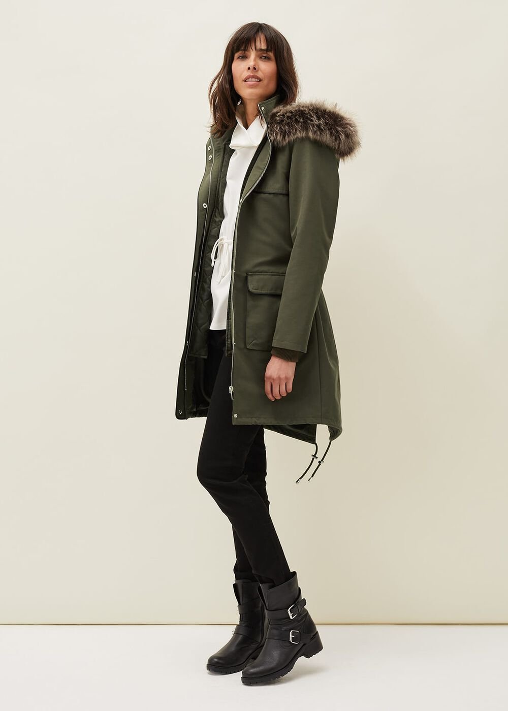 Ezra Parka Coat - Olive