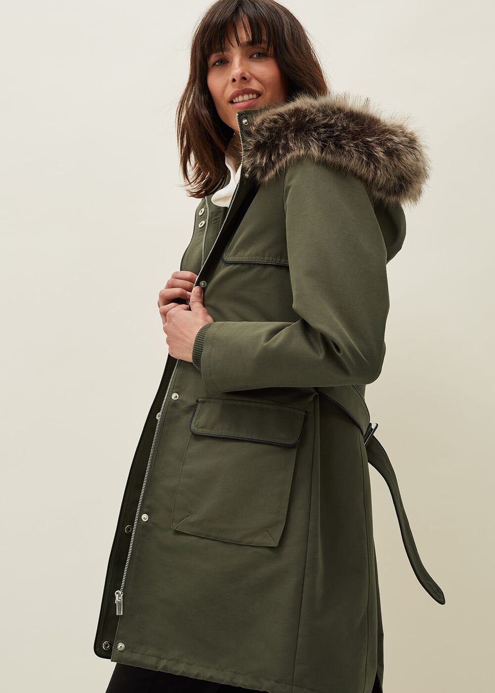 Ezra Parka Coat - Olive
