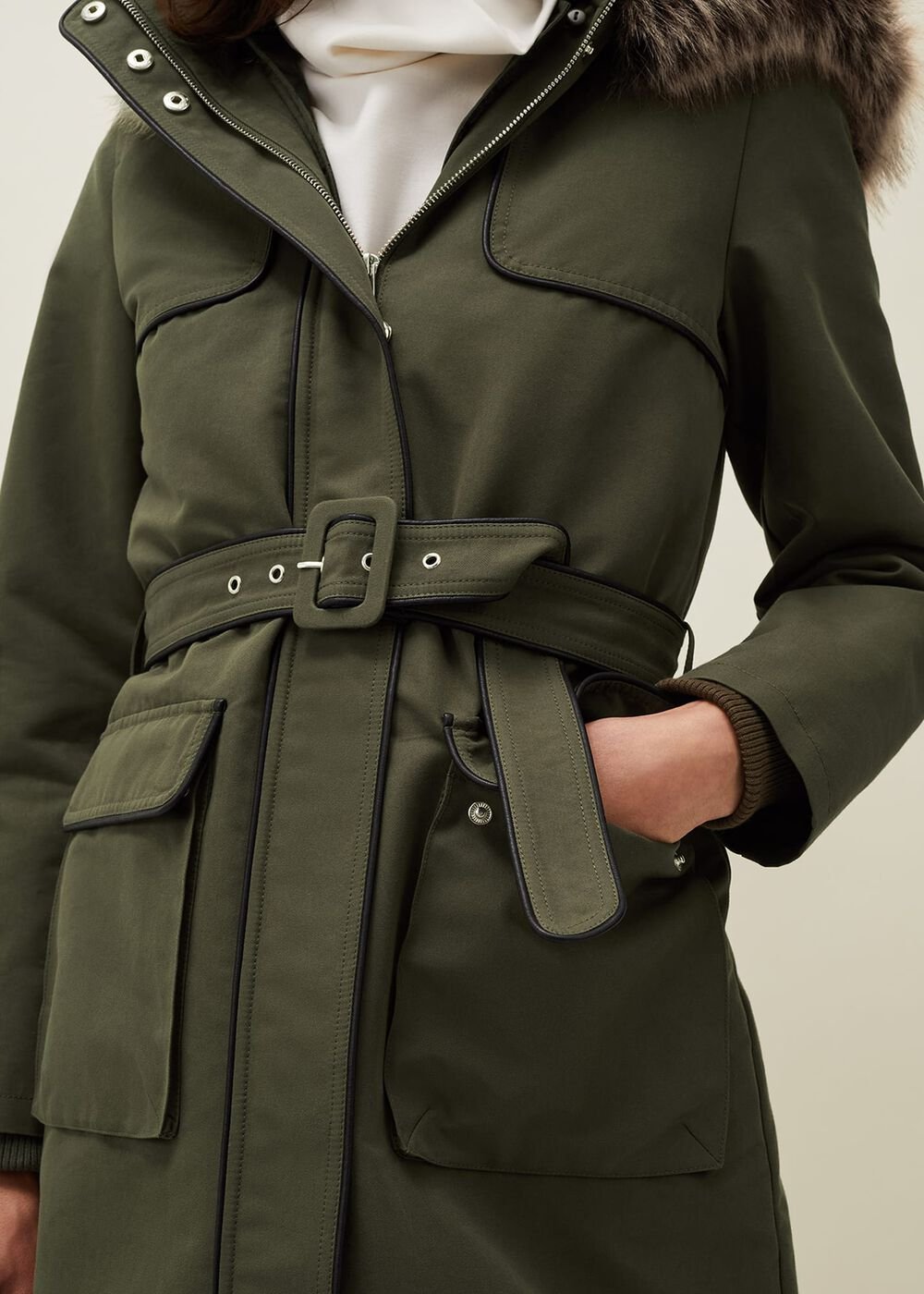 Ezra Parka Coat - Olive