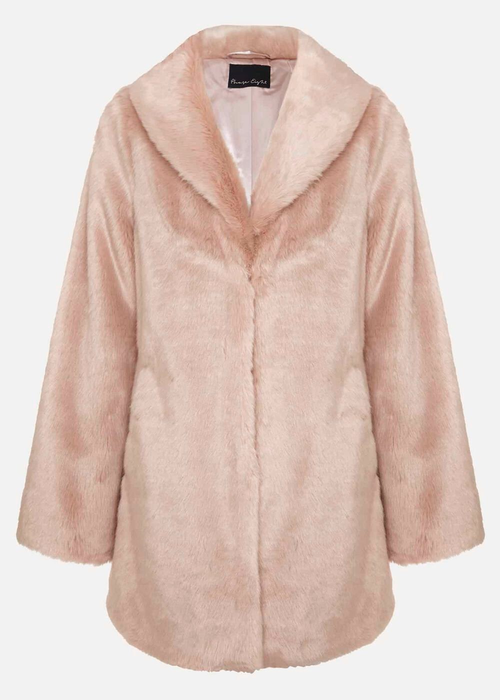 Meg Faux Fur Coat - Luxe Pink