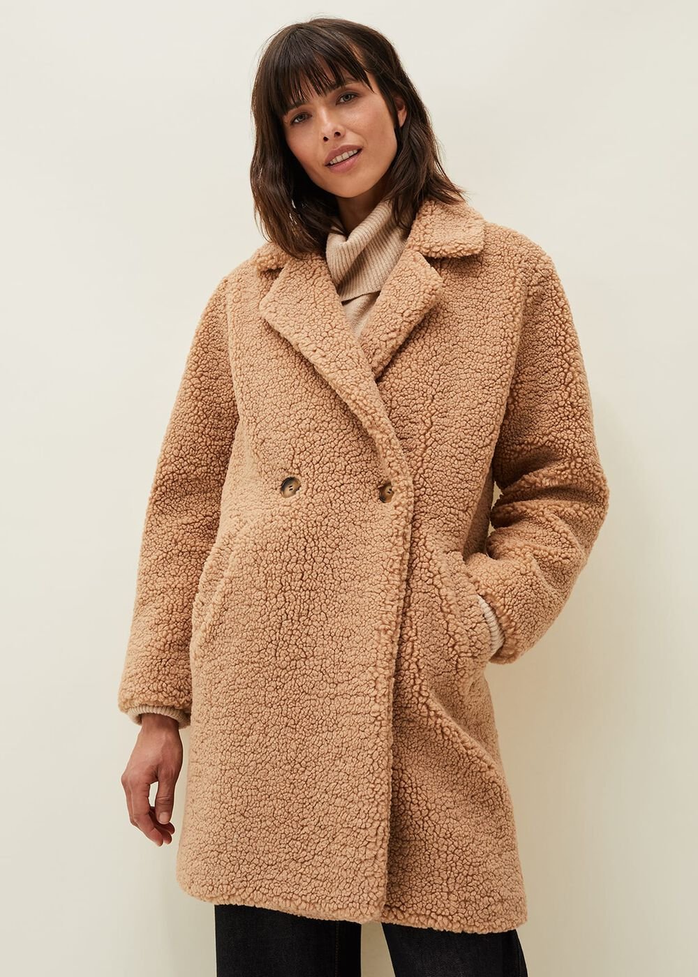 Katherine Teddy Coat - Camel