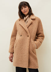Katherine Teddy Coat - Camel