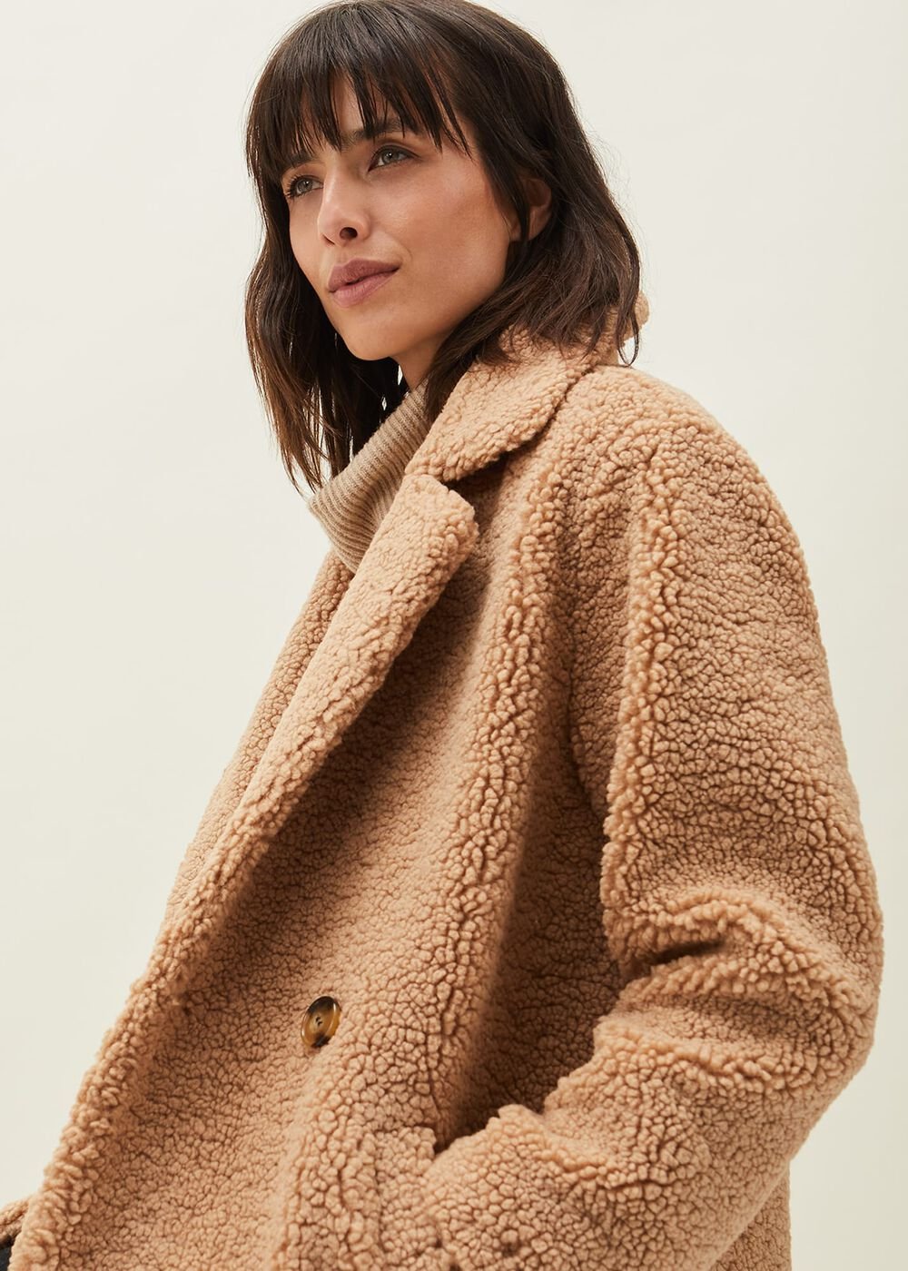 Katherine Teddy Coat - Camel