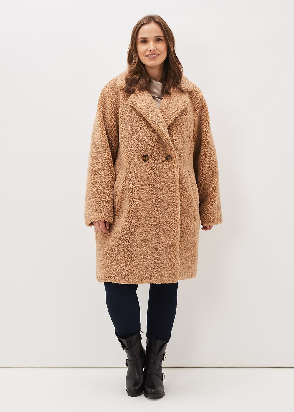 Katherine Teddy Coat - Camel
