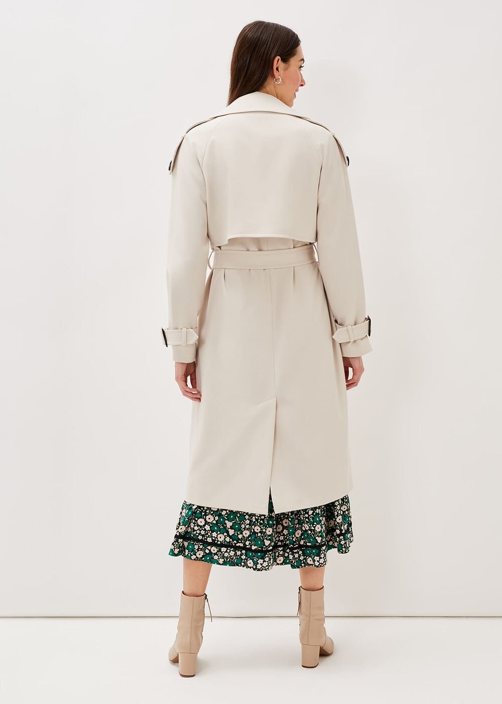 Tegan Trench Coat - Off White