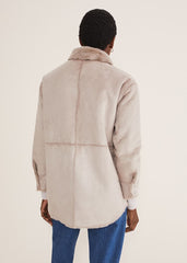 Heidi Reversible Shacket - Mink