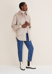 Heidi Reversible Shacket - Mink