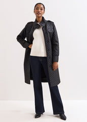 Erna Pu Coat - Black