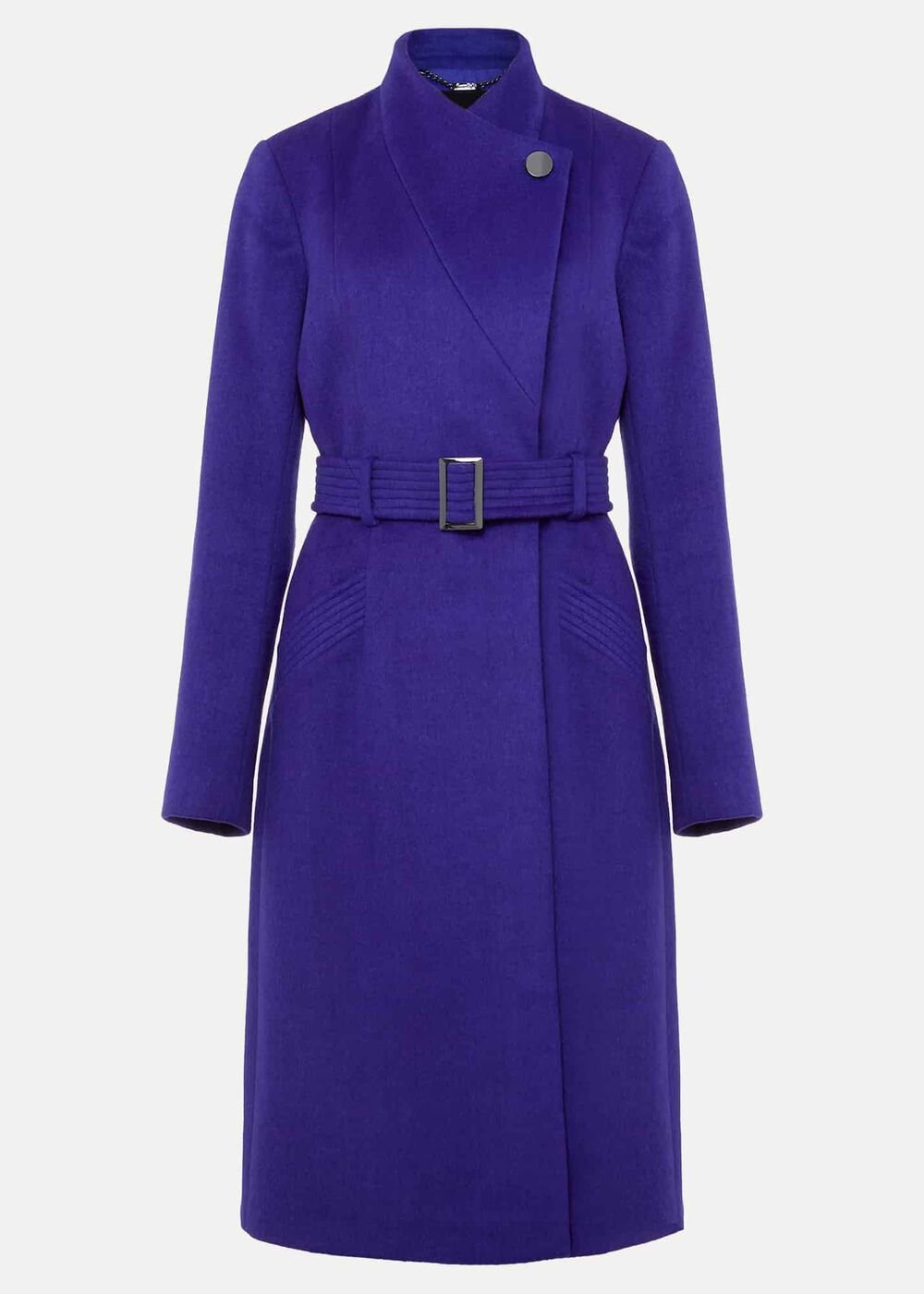Susanna Purple Wool Coat - Purple