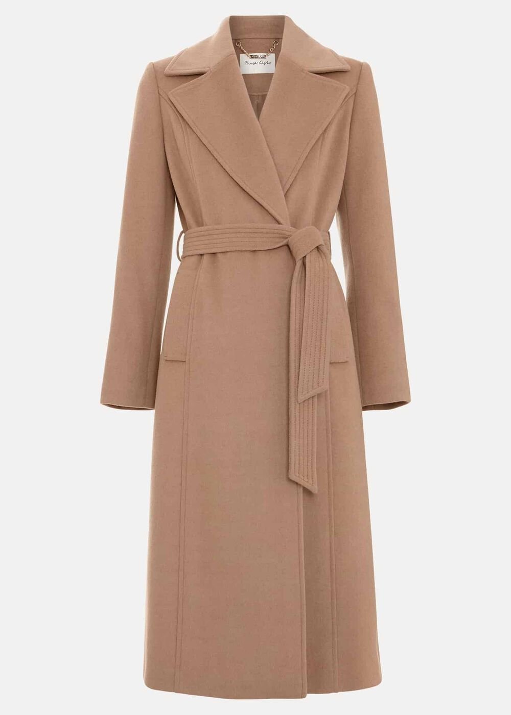 Livvy Wool Camel Trench Coat - Camel