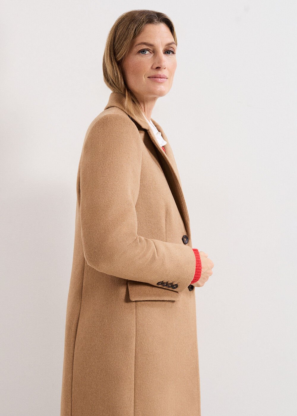 Lydia Wool Coat - Camel