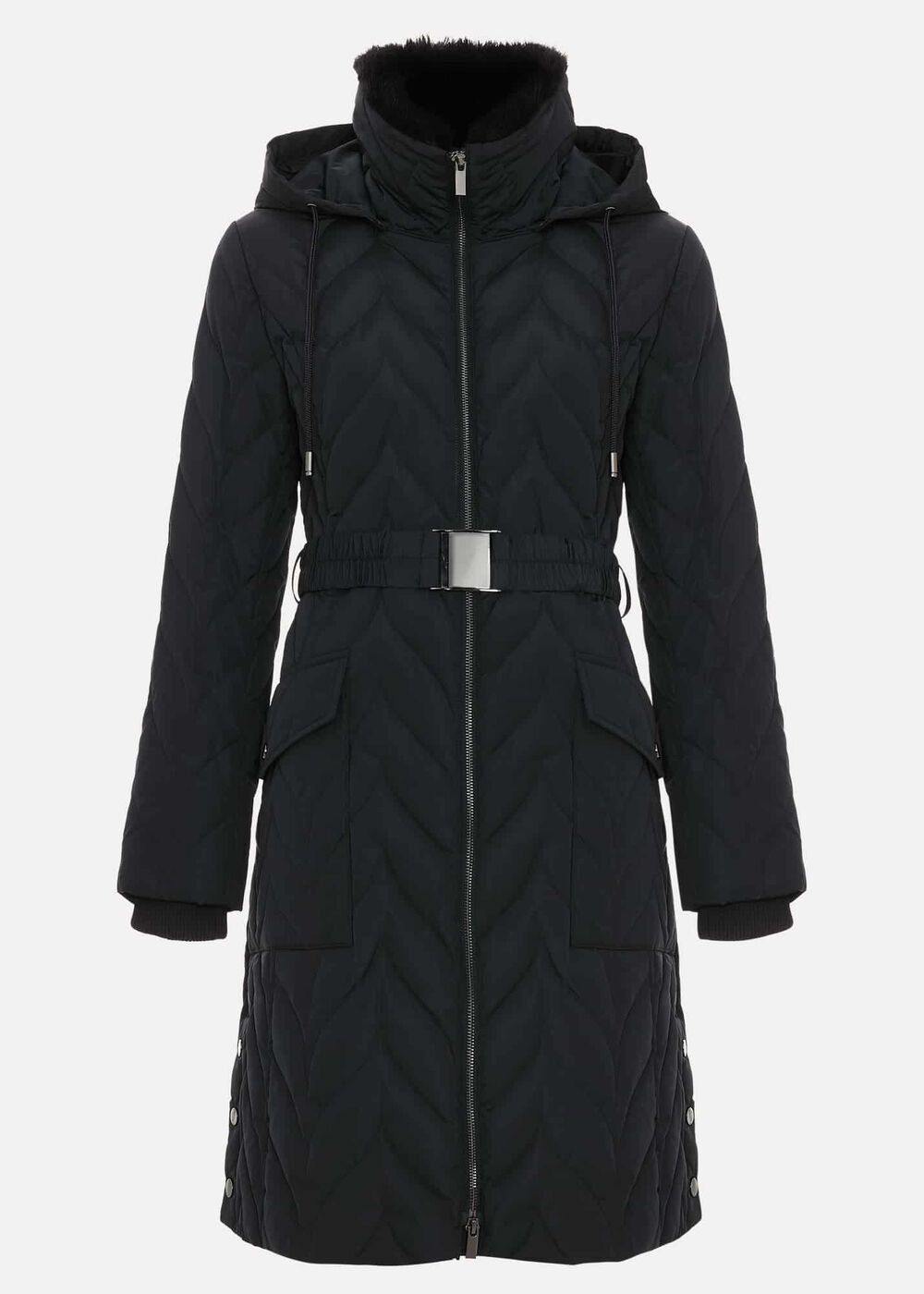 Petite Hollie Puffer - Dark Green