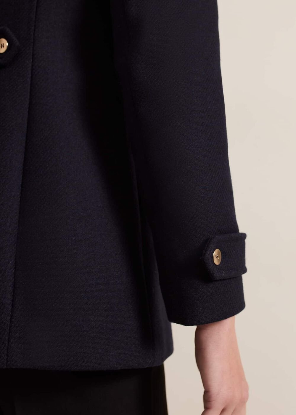Petite Aurelie Peacoat - Navy